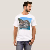 Cinque Terre,リグーリア,イタリア Tシャツ (正面フル)