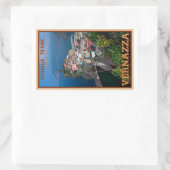 Cinque Terre – 上からヴェルナッツァ 長方形シール (バッグ)