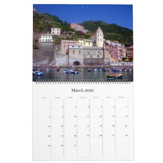 cinque terre 2025大 カレンダー (3月 2026)