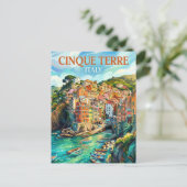 Cinque Terre Italy ポストカード (スタンド正面)