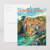 Cinque Terre Italy ポストカード (正面/裏面)