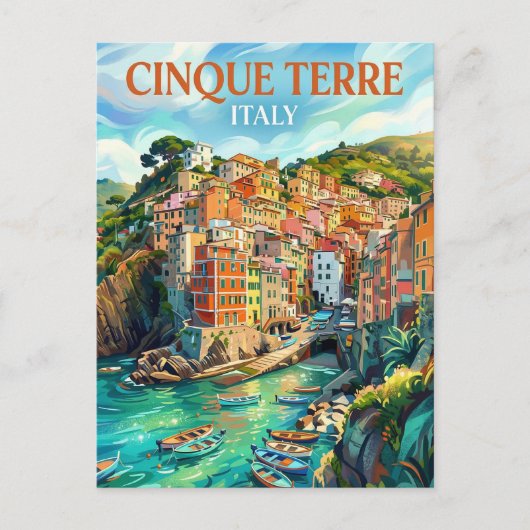 Cinque Terre Italy ポストカード (正面)