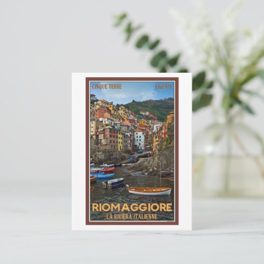 Cinque Terre - Riomaggiore ポストカード (スタンド正面)
