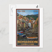 Cinque Terre - Riomaggiore ポストカード (正面/裏面)