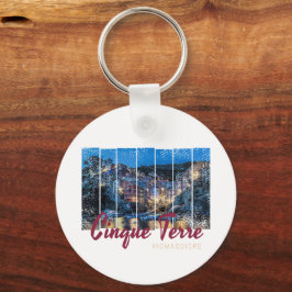 Cinque Terre Riomaggiore Italian Vintage Souvenir キーホルダー