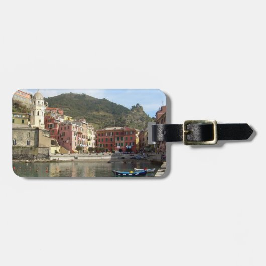Cinque Terre (Vernazza港) ラゲッジタグ (正面横)