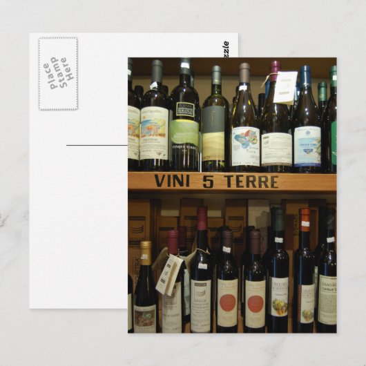 Cinque Terre Wines Italy ポストカード (正面/裏面)