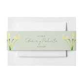 Cinta スペインの Sobre Invitacion Boda, 結婚's 招待状ベリーバンド (正面例)