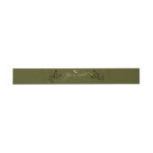 Cintas para invitaciones verde con mariposas 招待状ベリーバンド (フラット)