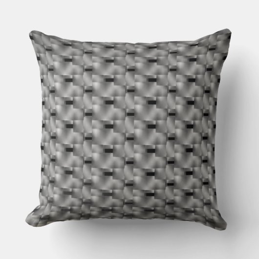 Cinza com retangulos e pont de cor a a escolha クッション (正面)