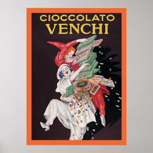 Cioccolato Venchi ~ヴィンテージ広告ポスター ポスター (正面)