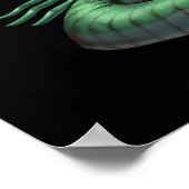 Cipactliアステカ神話の生き物Cipactli ポスター (角)