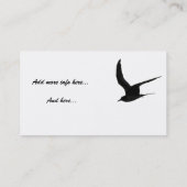 Cipperの帆か米国旗の名刺 名刺 (裏面)