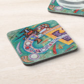 Ciproのコースターを捜すこと コースター (左側)