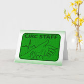 Circのスタッフ カード (黄色い花)