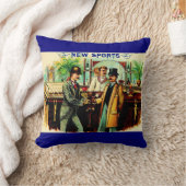 circa 1900新しいスポーツ葉巻ボックスラベルプリント クッション (ブランケット)