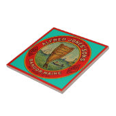 circa 1900 Alfred Jones Sons Finnan Hadeeラベル タイル (側面)