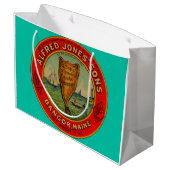 circa 1900 Alfred Jones Sons Finnan Hadeeラベル ラージペーパーバッグ (裏面アングル)