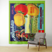 circa 1900 Appleton Apple crateラベルプリント タペストリー (インサイチュ)