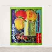 circa 1900 Appleton Apple crateラベルプリント タペストリー (正面)