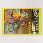 circa 1900 Peugeot bicycles ad ジグソーパズル (横)
