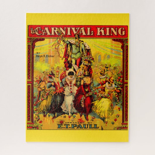 circa 1915楽譜ザカーニバルキング ジグソーパズル (縦)