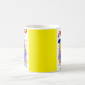 circa 1950バナナフリップシートミュージックプリント コーヒーマグカップ (中央)