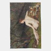 Circe (Beautiful Divine Woman) (by John Collier) キッチンタオル (縦)