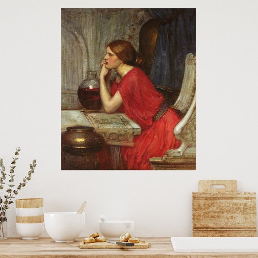 Circe by John William Waterhouse - 1911 ポスター (キッチン)