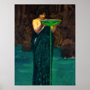 Circe Invidiosa, 1892 by John William Waterhouse ポスター
