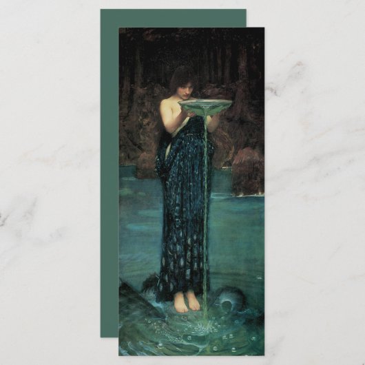 Circe Invidiosa by John William Waterhouse (正面/裏面)