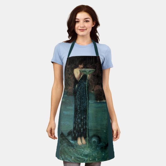 Circe Invidiosa by John William Waterhouse エプロン (着用した状態)