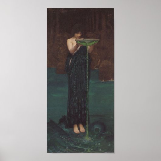 Circe Invidiosa by John William Waterhouse ポスター (正面)