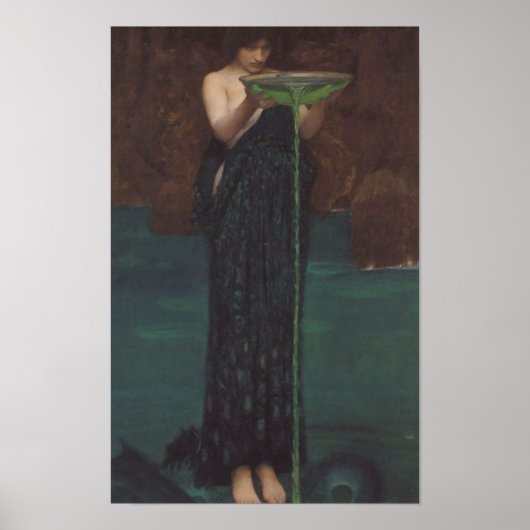 Circe Invidiosa by John William Waterhouse ポスター (正面)