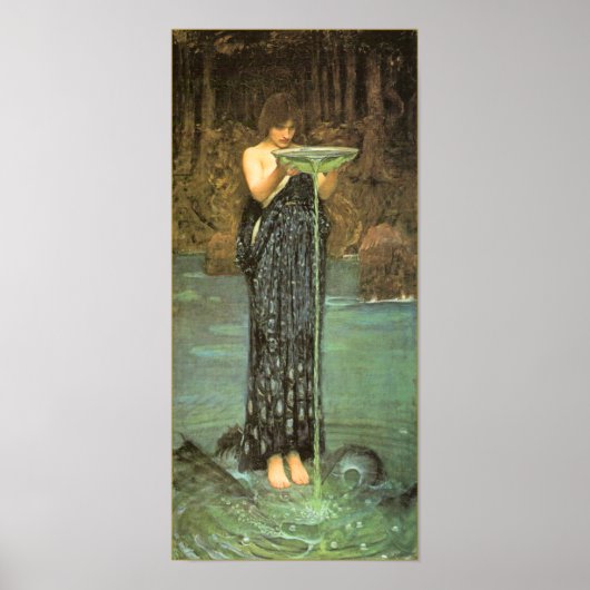 Circe Invidiosa by John William Waterhouse ポスター (正面)