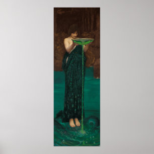 Circe Invidiosa by John William Waterhouse ポスター