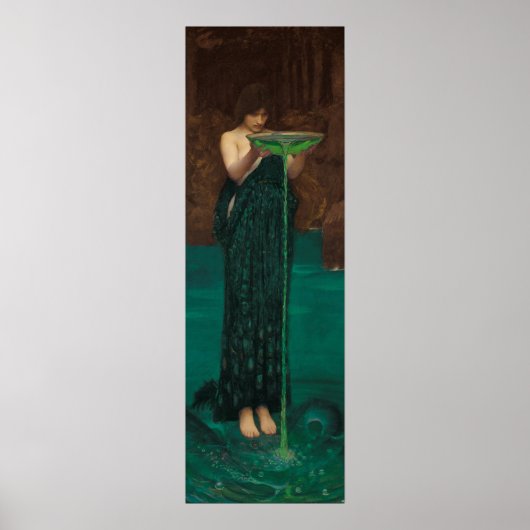 Circe Invidiosa by John William Waterhouse ポスター (正面)