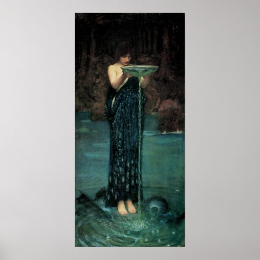 Circe Invidiosa by John William Waterhouse ポスター (正面)