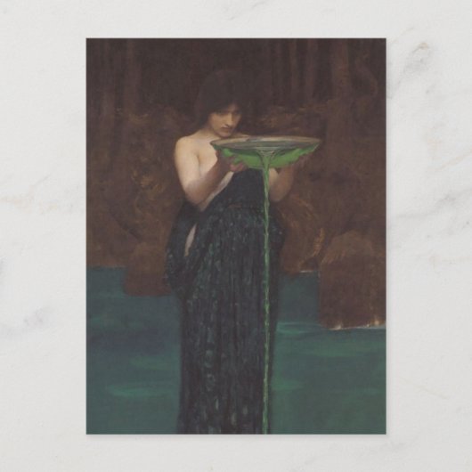 Circe Invidiosa by John William Waterhouse ポストカード (正面)