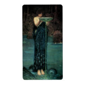 Circe Invidiosa by John William Waterhouse ラベル (正面)