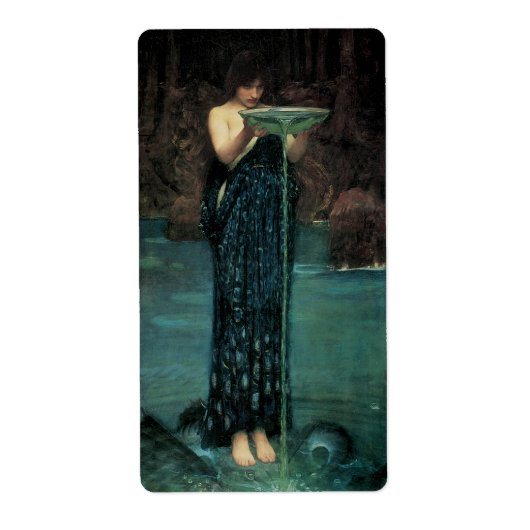 Circe Invidiosa by John William Waterhouse ラベル (正面)
