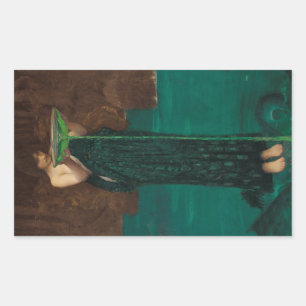 Circe Invidiosa by John William Waterhouse 長方形シール