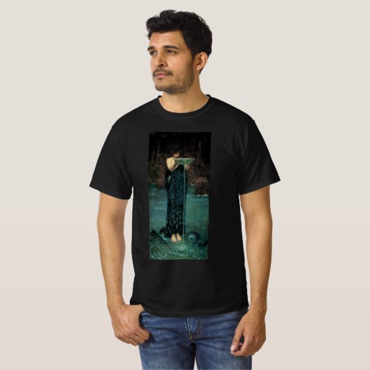 Circe Invidiosa by John William Waterhouse Tシャツ (正面フル)