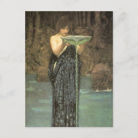 Circe Invidiosa - John William Waterhouse ポストカード (正面)