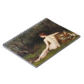 Circe (Magical Goddess and Cats) (by John Collier) ノートブック (左側)