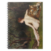 Circe (Magical Goddess and Cats) (by John Collier) ノートブック (正面)