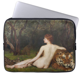 Circe (Magical Goddess and Cats) (by John Collier) ラップトップスリーブ