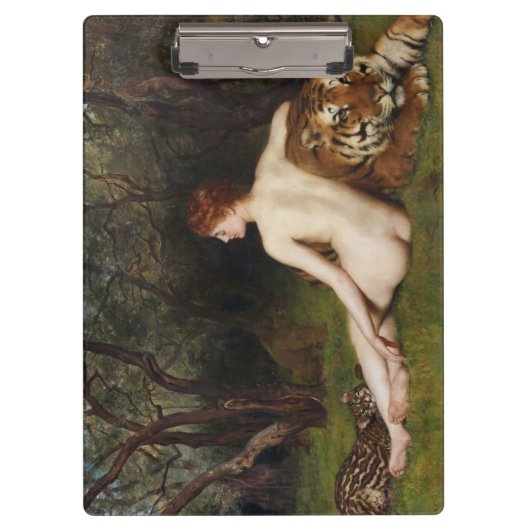 Circe (Magical Sorceress & Cats) (by John Collier) クリップボード (正面)