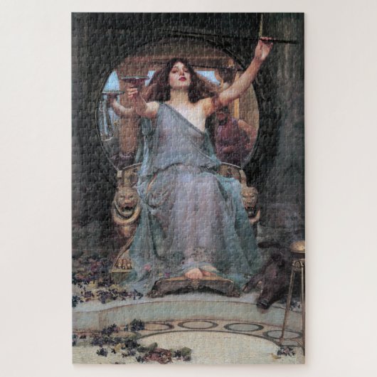 Circe Offering the Cup to Odysseus, Waterhouse ジグソーパズル (縦)