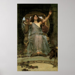Circe Offering the Cup to Ulysses by JW Waterhouse ポスター